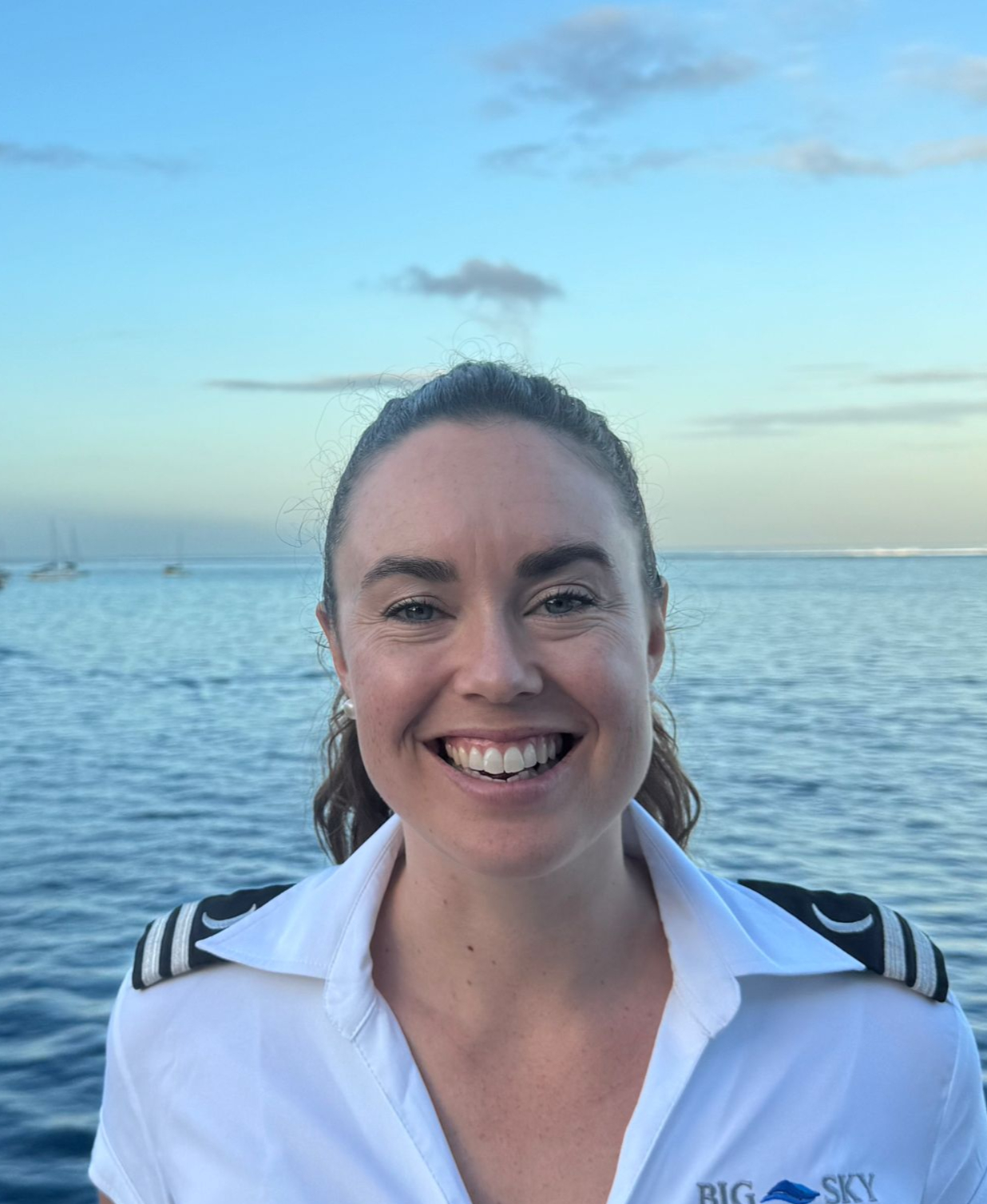 Sam Swain, Stewardess, New Zealand